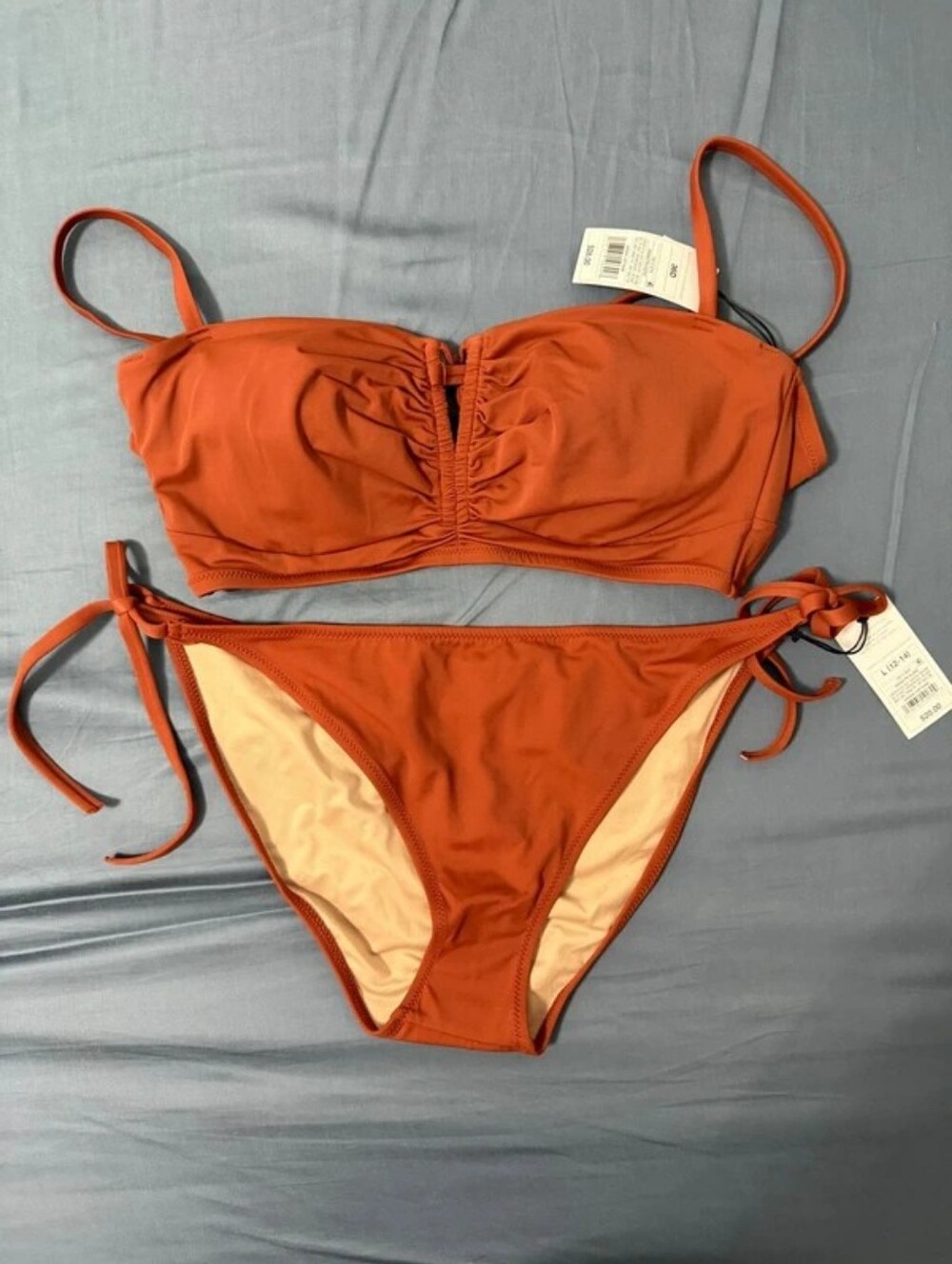 Shade & Shore Strapless Bikini Set in Teal